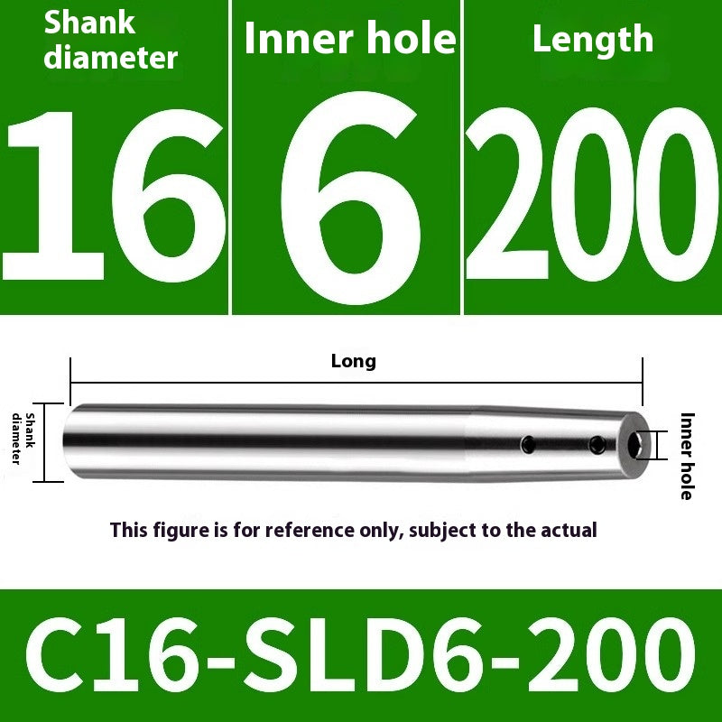2059-High precision side solid SLD extension rod CNC milling cutter extended rod small diameter straight handle deep cavity avoidance C12C16C20 Shandong Denso Pricision Tools Co.,Ltd.